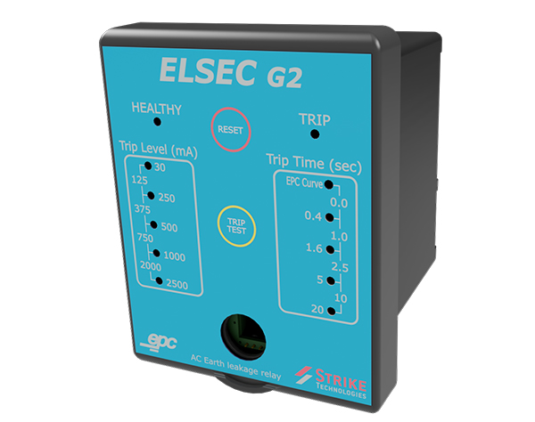 Elsec G2 sensitive earth fault relay assembly