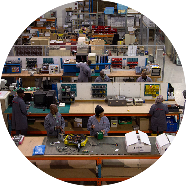 Manufacturing at the Strike Technologies factory in Centurion